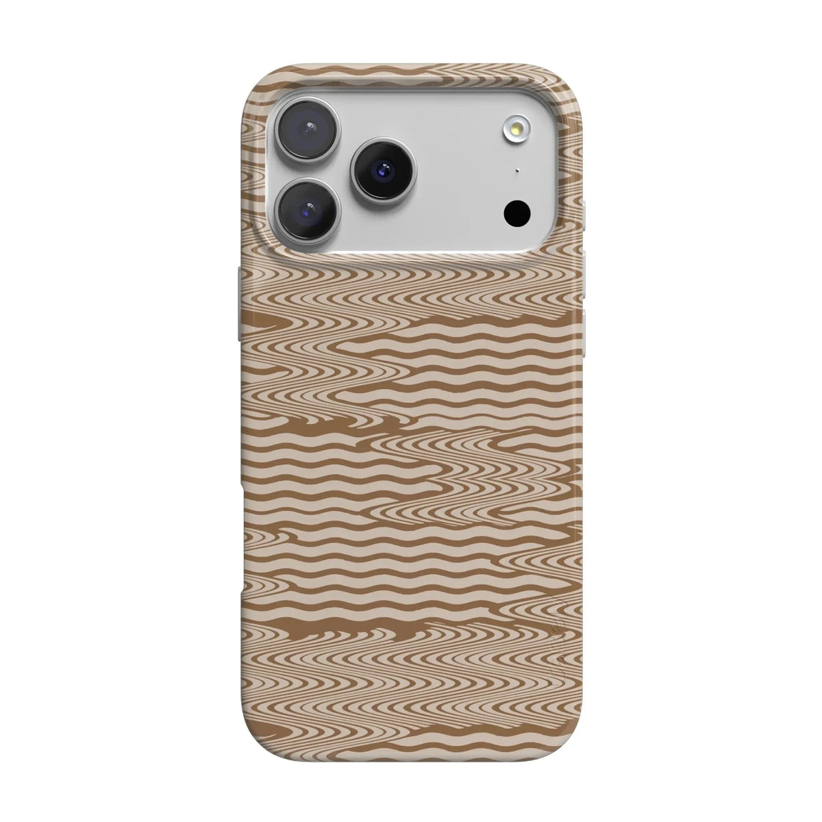 Mocha Ripple | Brown Waves Case