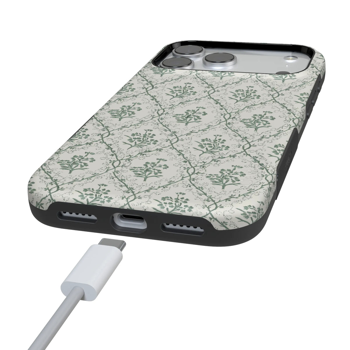 Sage Tapestry | Floral Vines Case