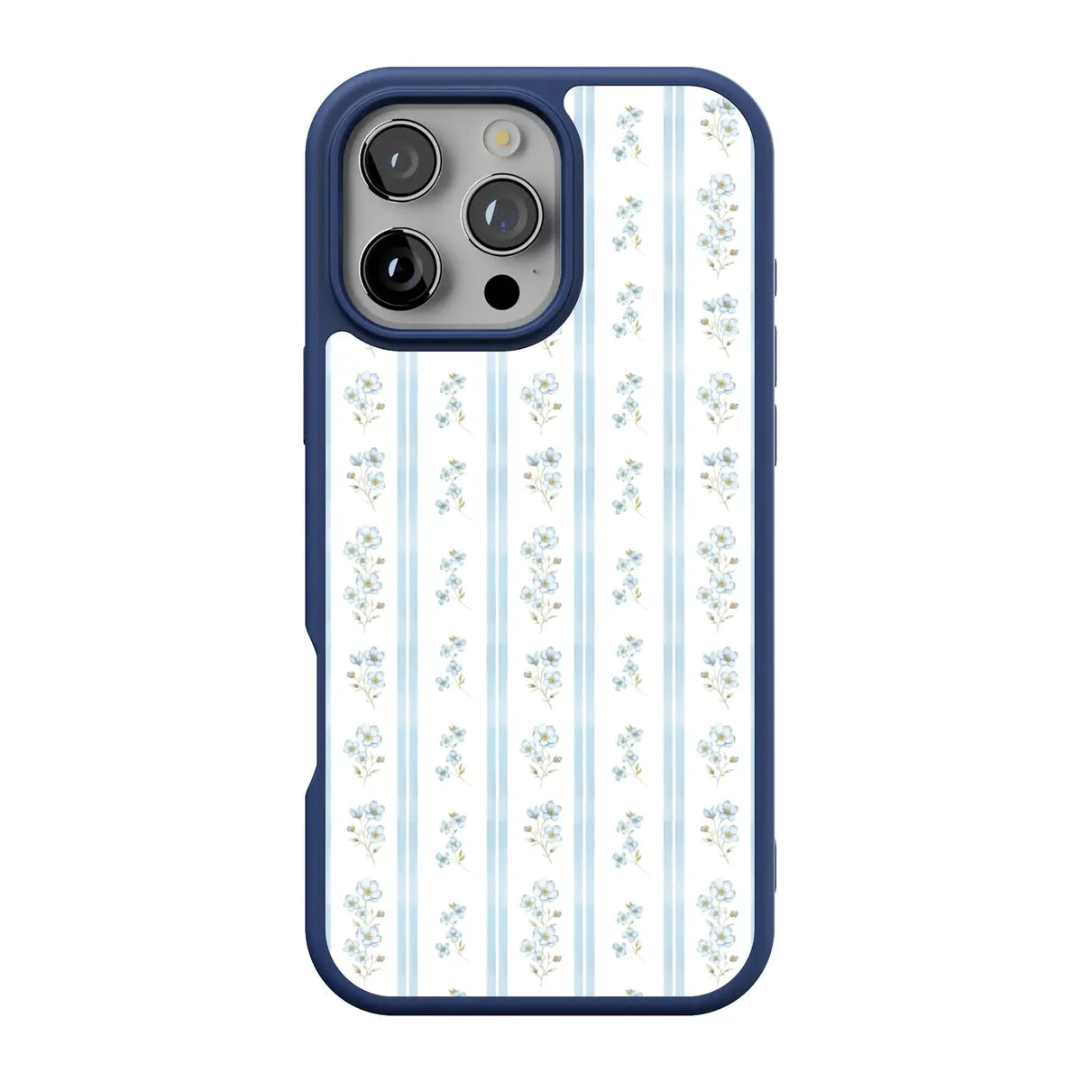 Cottage Stripe | Blue Floral Case