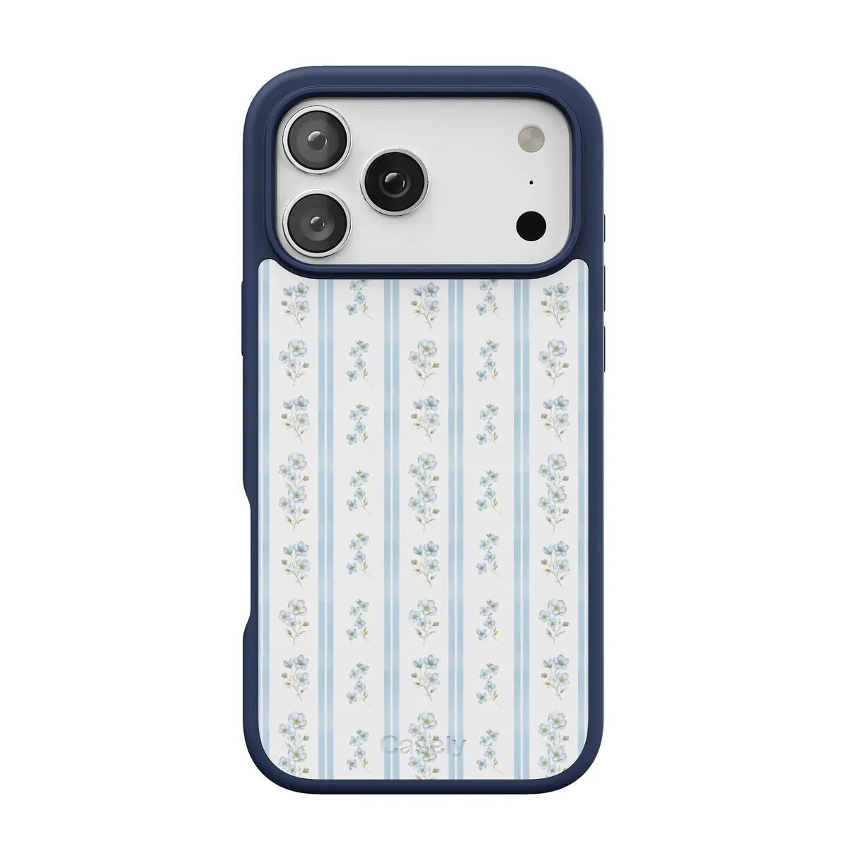 Cottage Stripe | Blue Floral Case