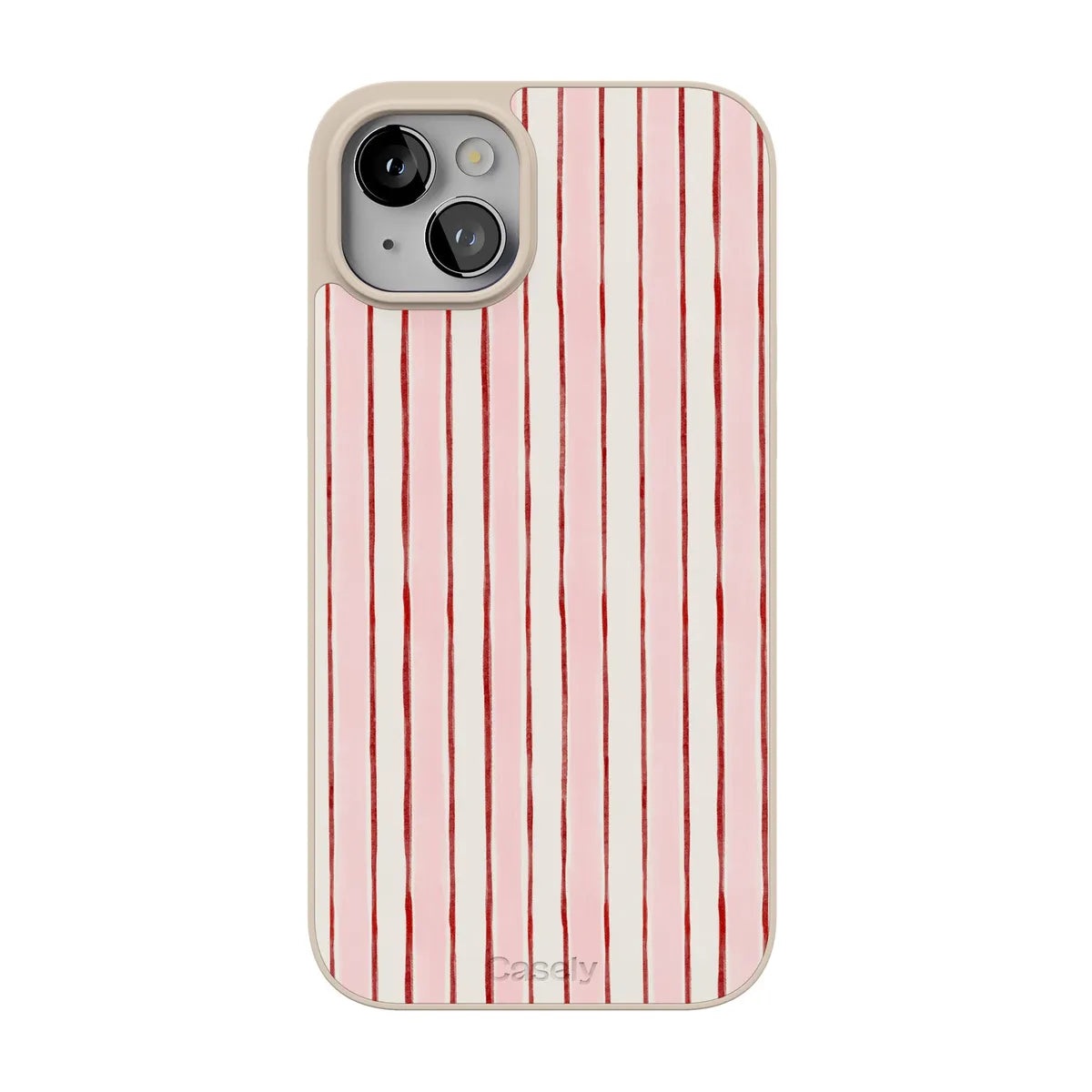 Pretty in Pastel | Blush Stripes Case
