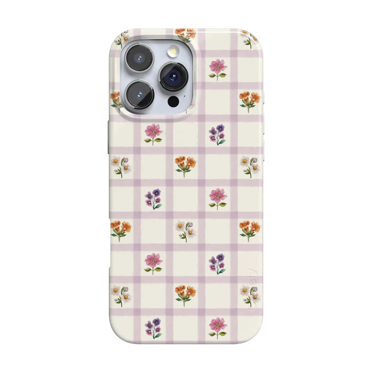Meadow Check | Floral Gingham Case