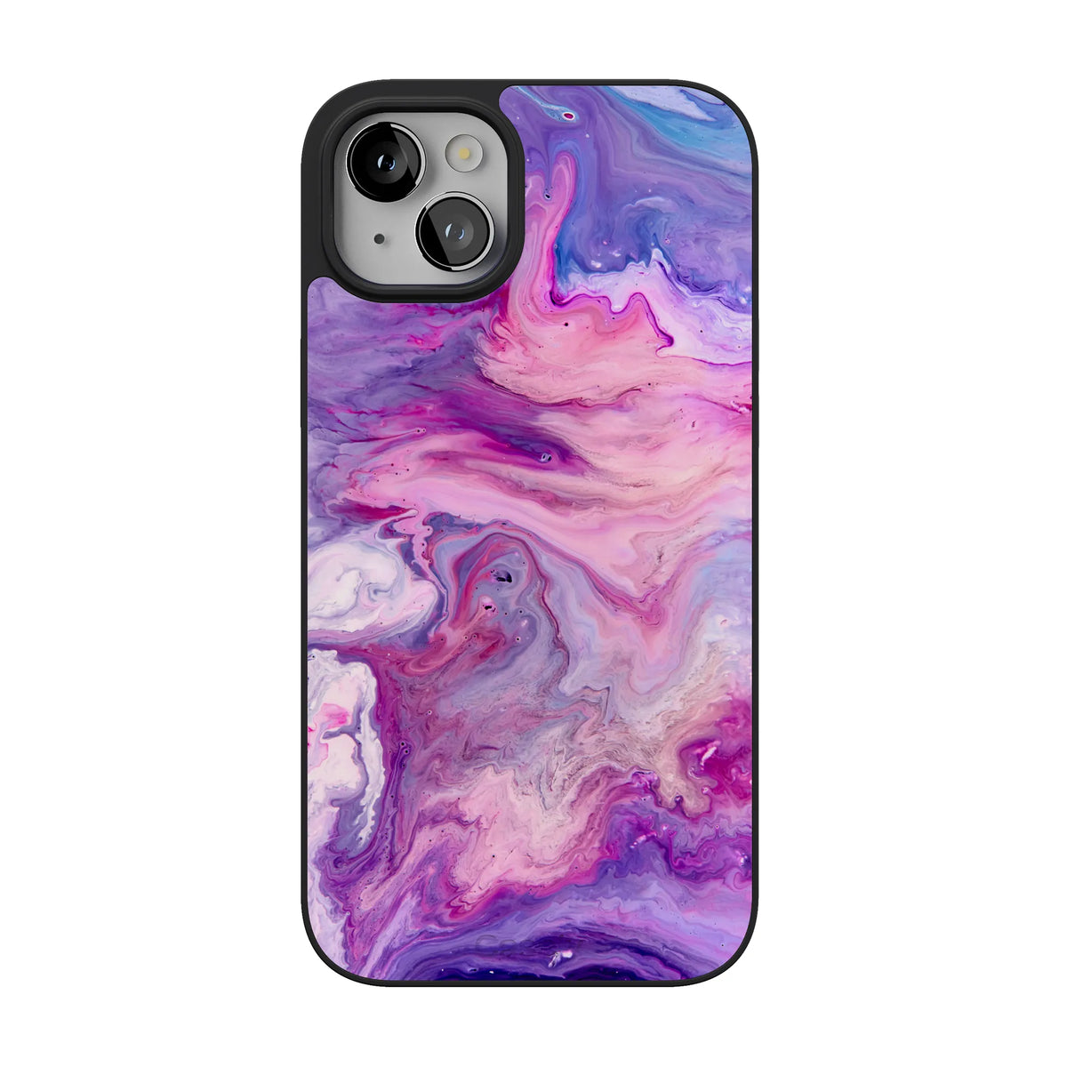 Tie Dying Over You | Purple Marble iPhone Case