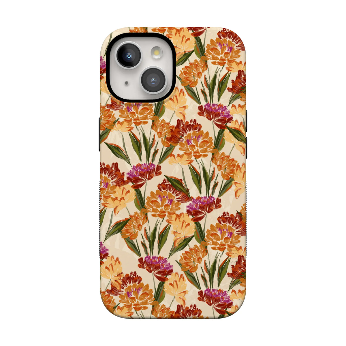 Cottage Blooms | Orange Hydrangeas Case