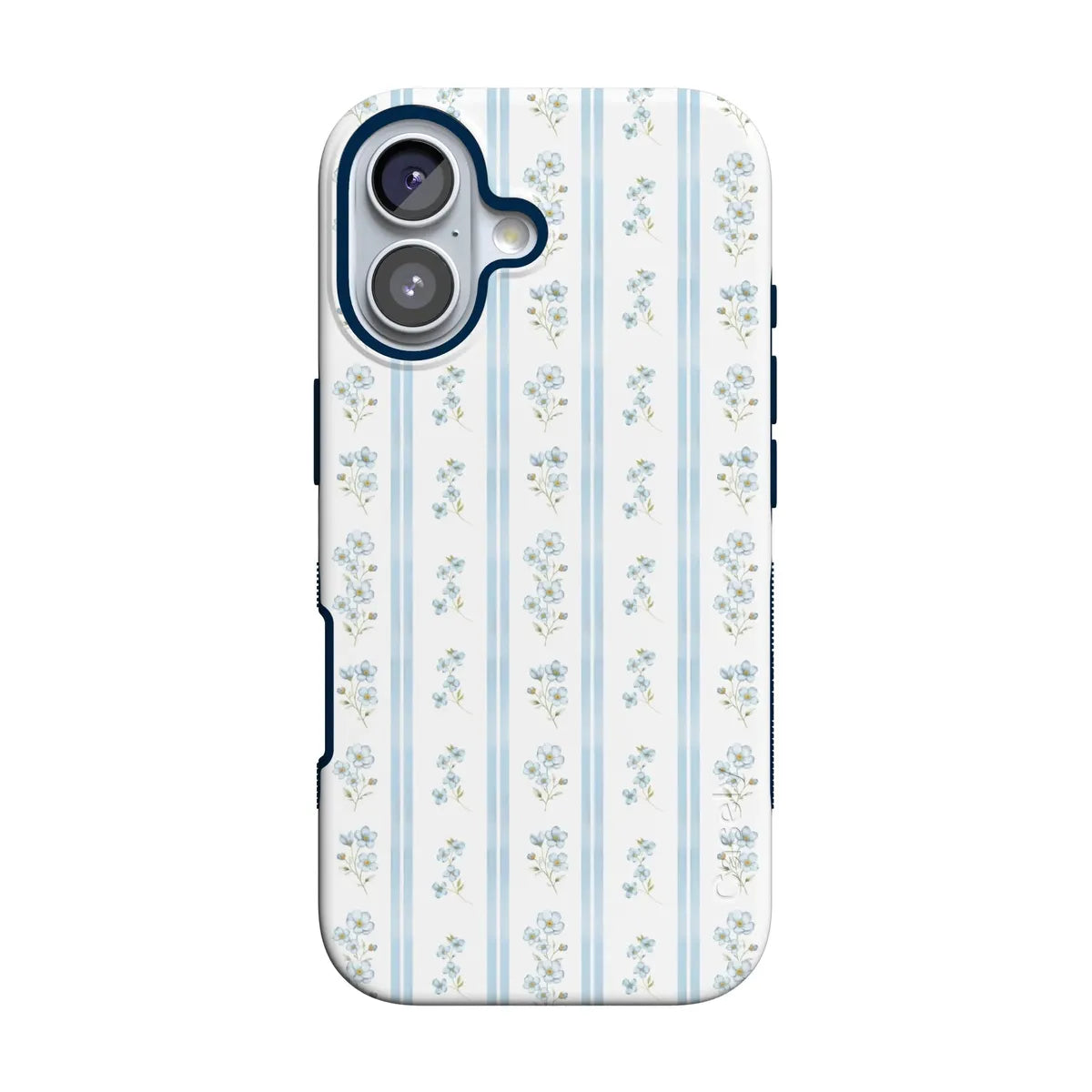 Cottage Stripe | Blue Floral Case