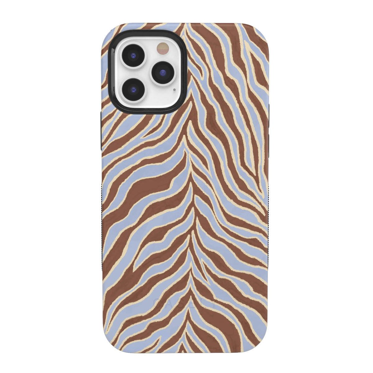 Untamed | Brown & Blue Zebra Case