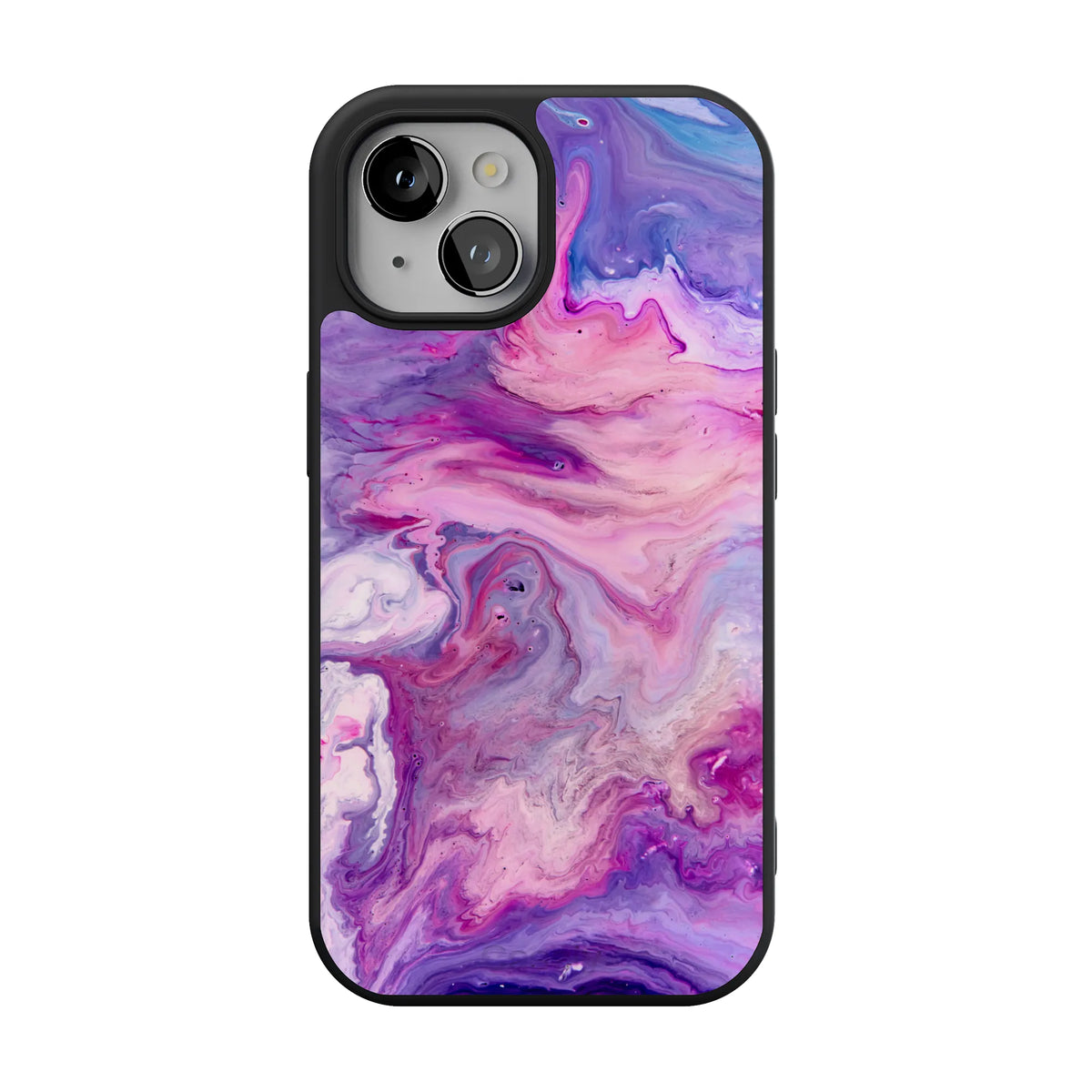 Tie Dying Over You | Purple Marble iPhone Case