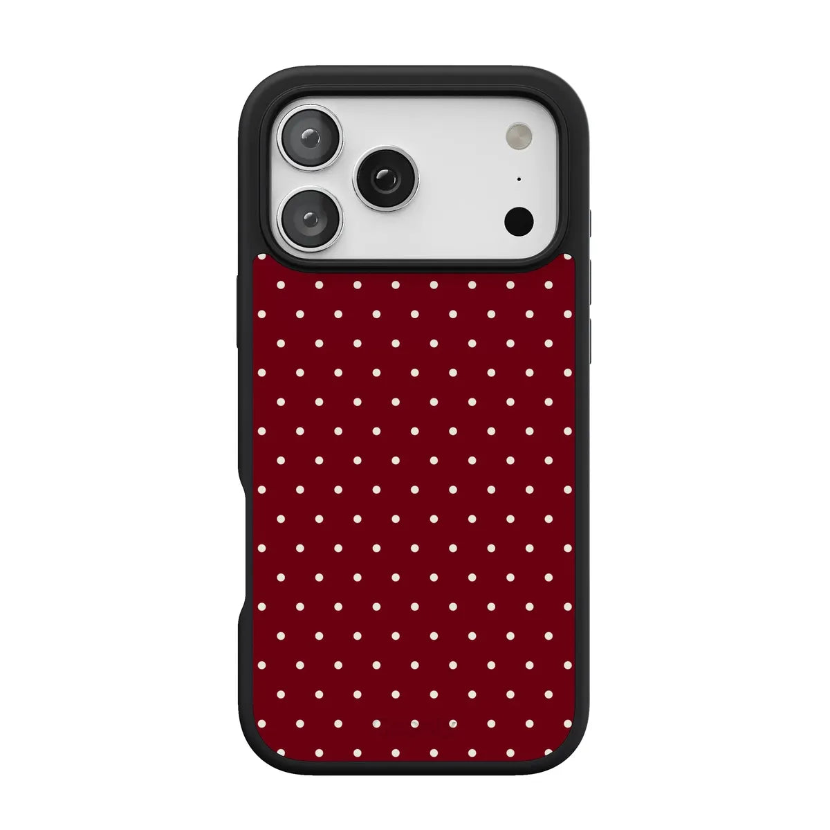 On the Dot | Maroon Polka Dot Case