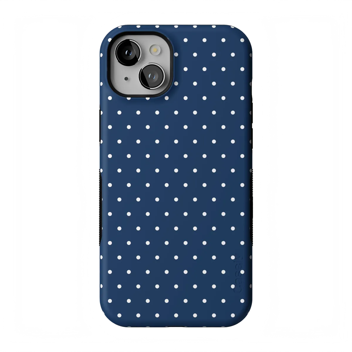 On the Dot | Navy Polka Dot Case
