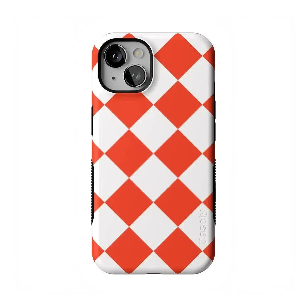 Red Checkerboard | High Contrast Design Case