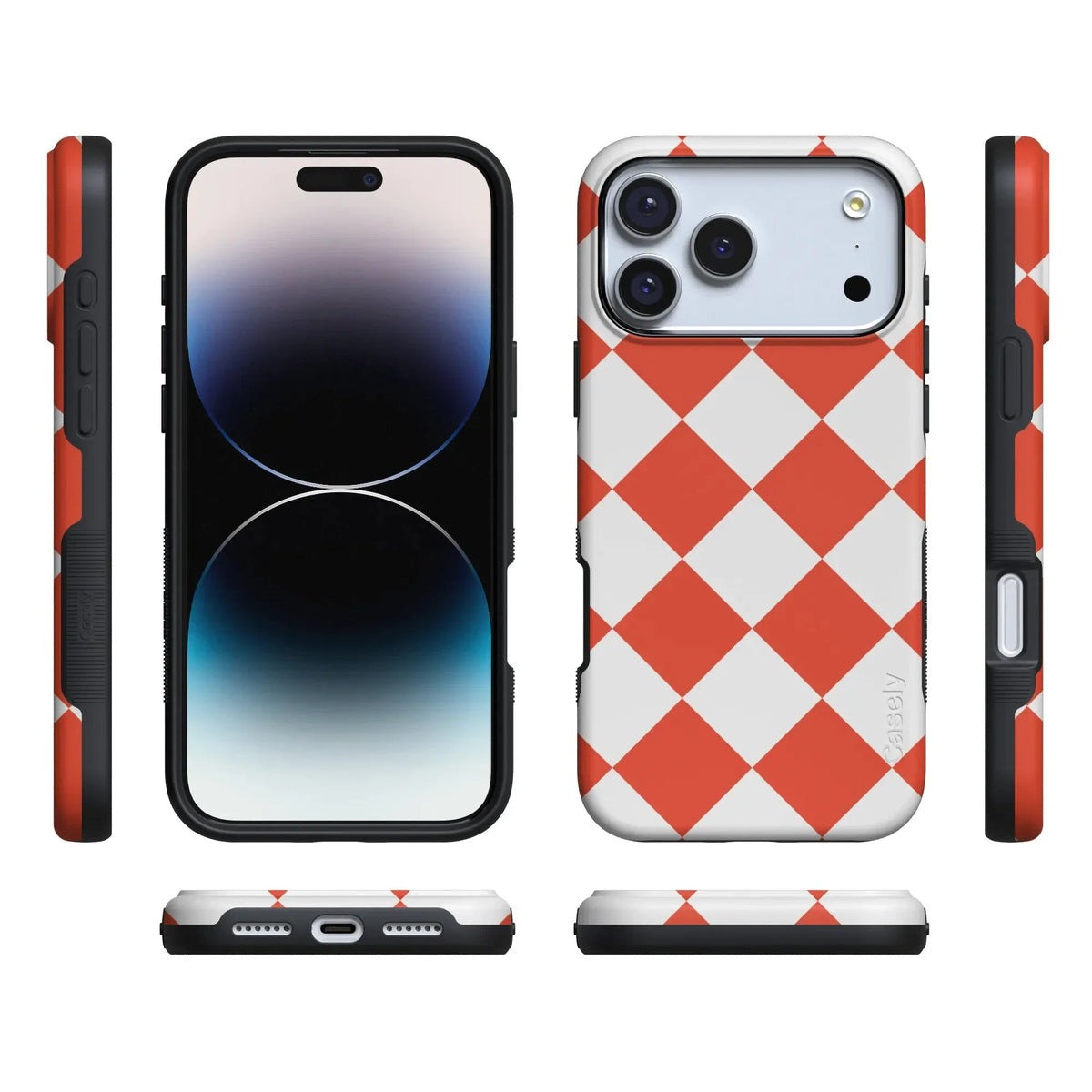 Red Checkerboard | High Contrast Design Case