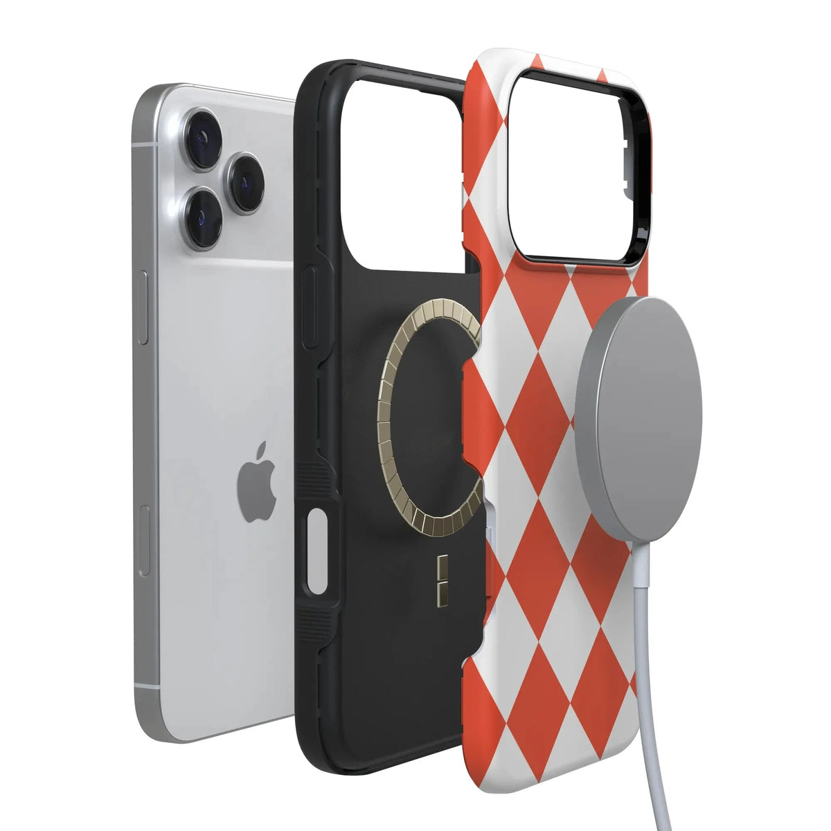 Red Checkerboard | High Contrast Design Case