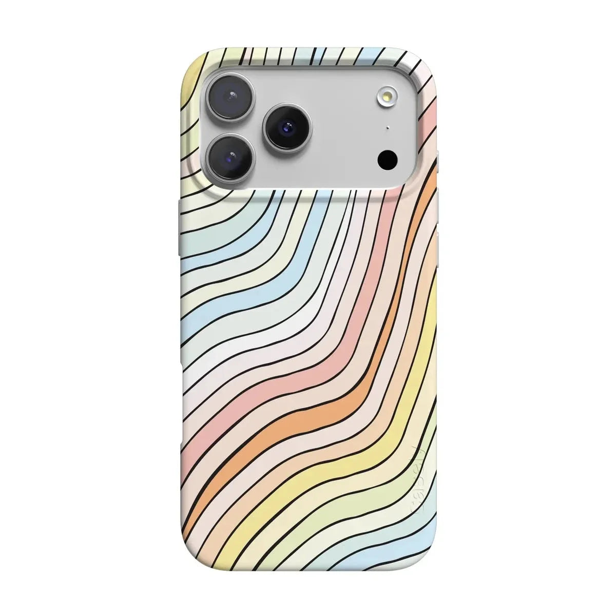 Ride The Wave | Pastel Rainbow Lined Case