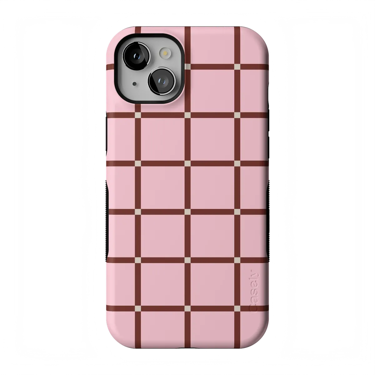 Uptown Gridlock | Pink Checkerboard Case