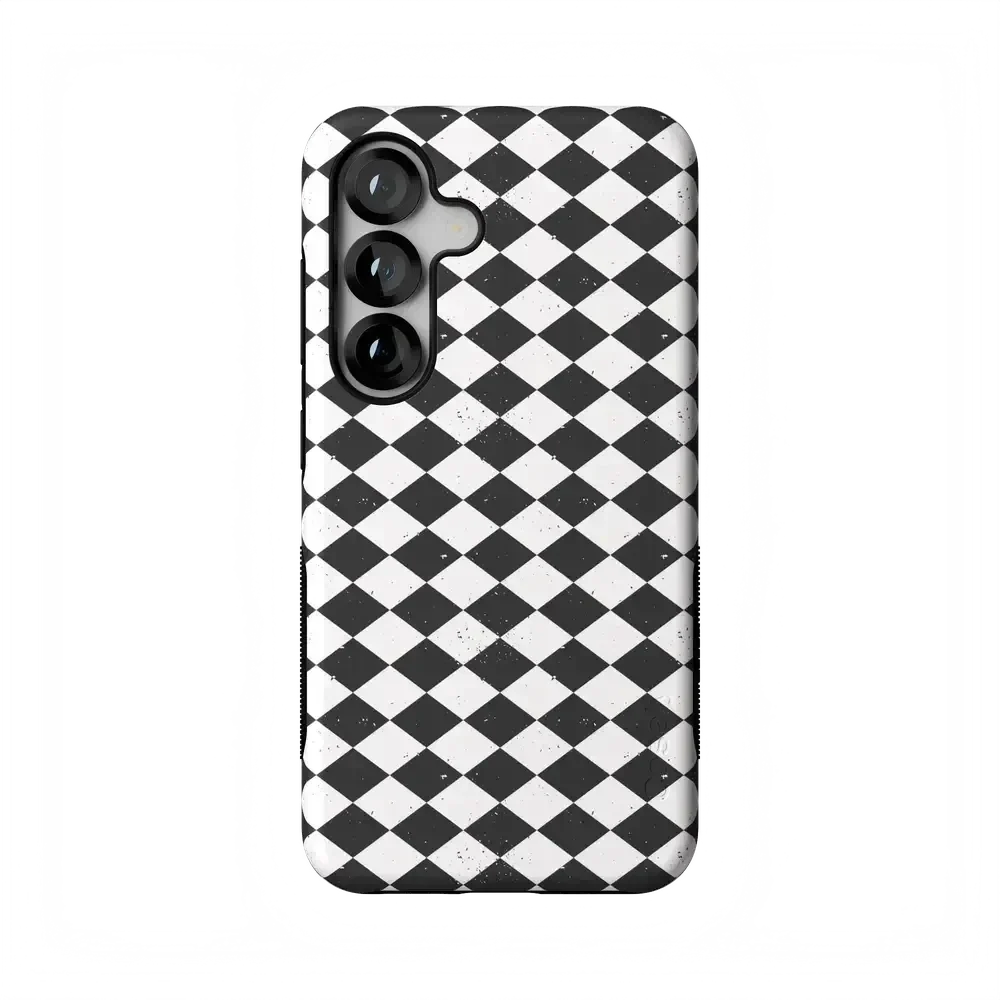 Salem's Hex | Black & White Checkered Case
