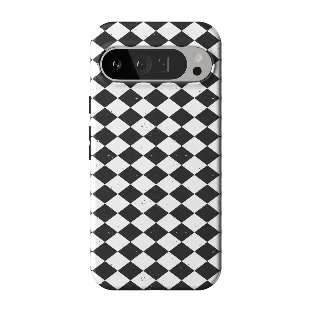 Salem's Hex | Black & White Checkered Case