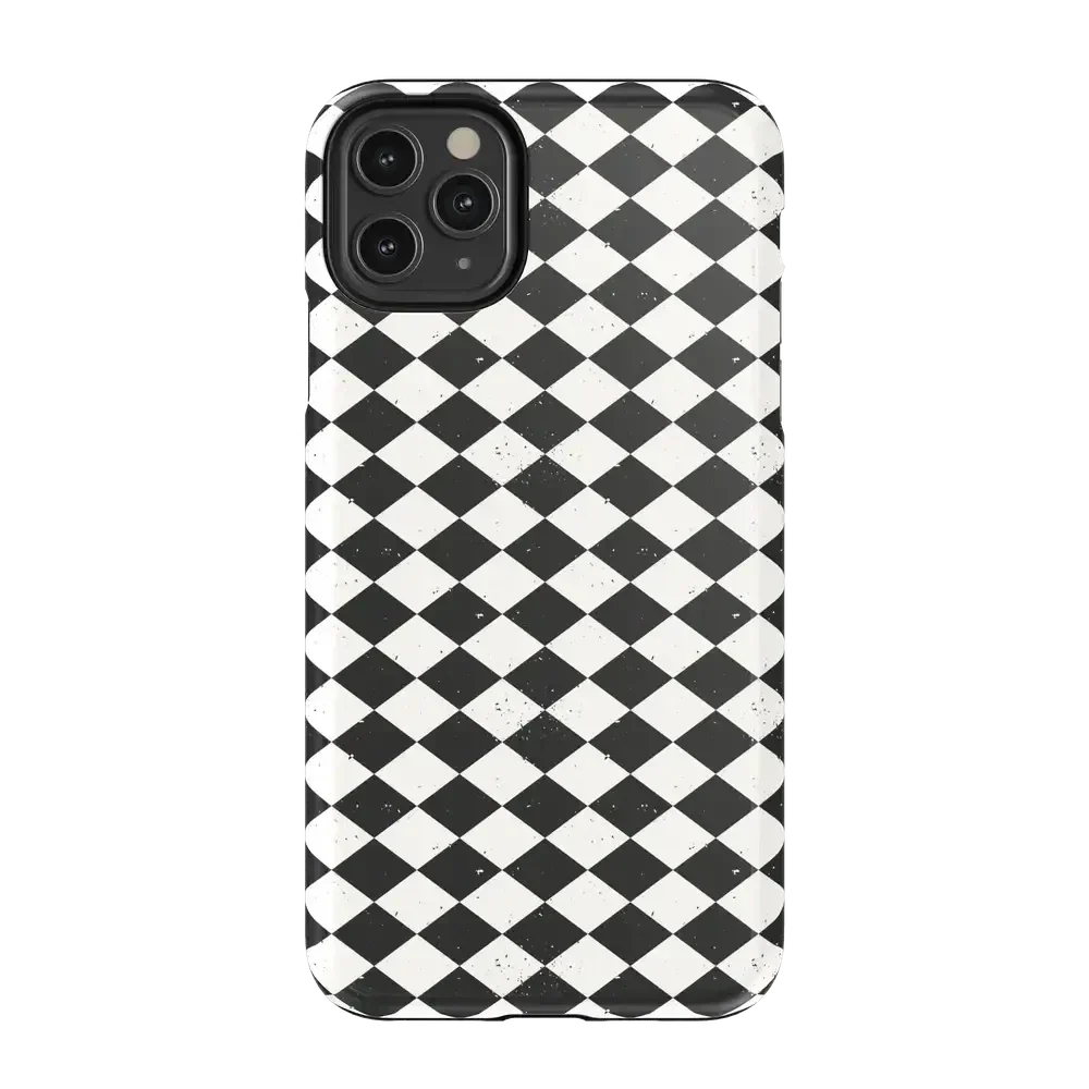 Salem's Hex | Black & White Checkered Case