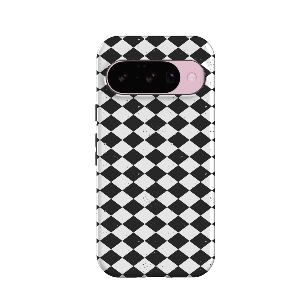 Salem's Hex | Black & White Checkered Case