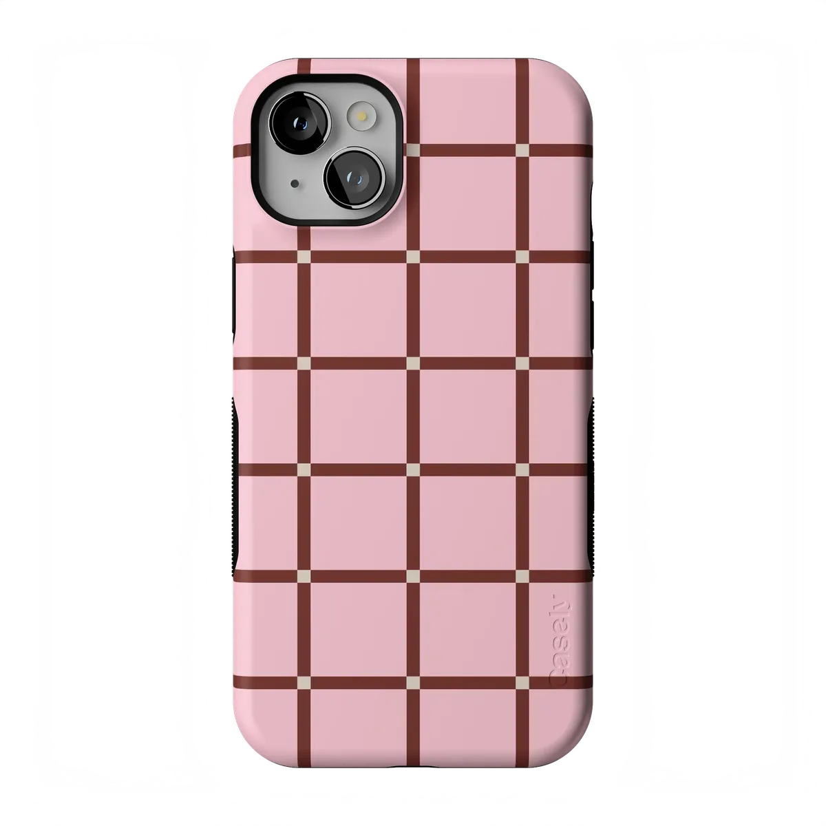 Uptown Gridlock | Pink Checkerboard Case