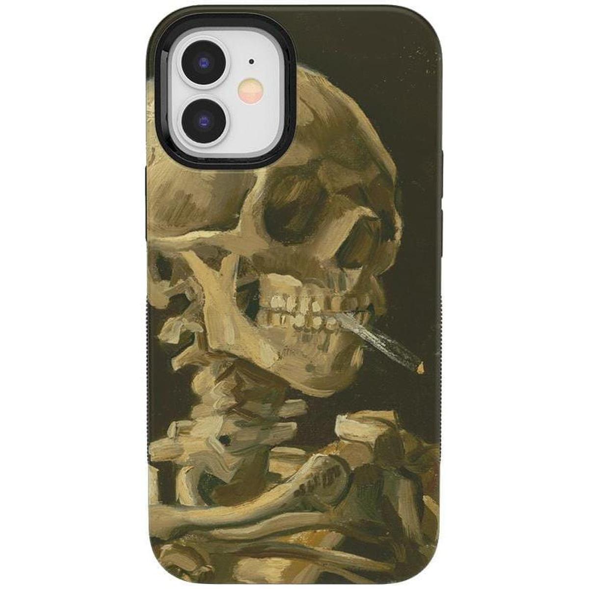Van Gogh | Head of a Skeleton with a Burning Cigarette Phone Case
