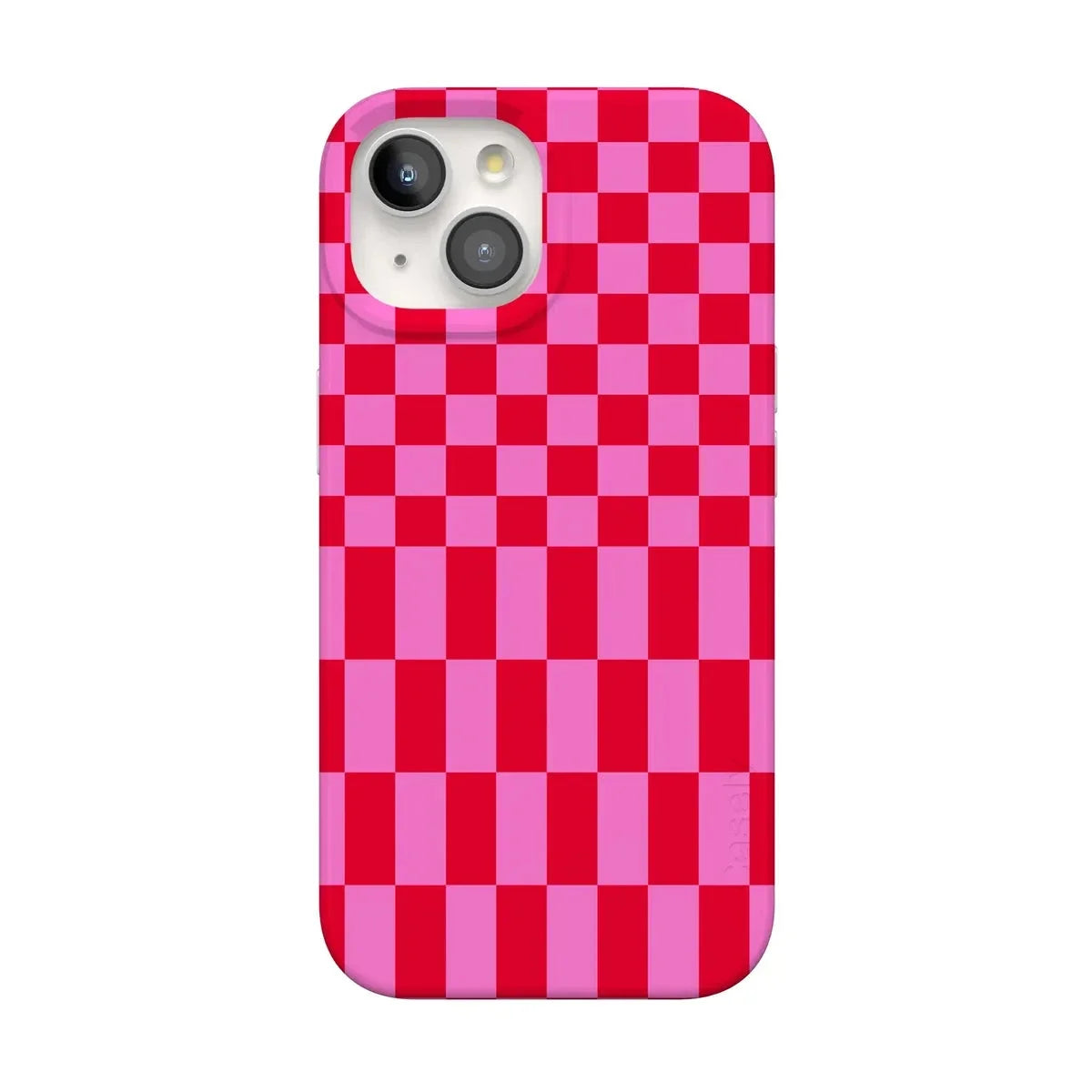 Vibe Check | Pink Checkerboard Case