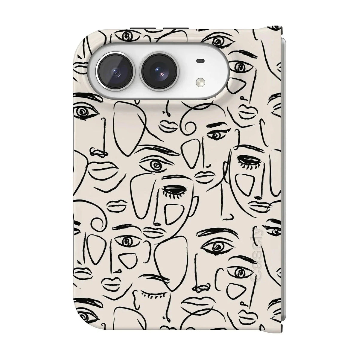 We're All Human | Minimal Face Art Case