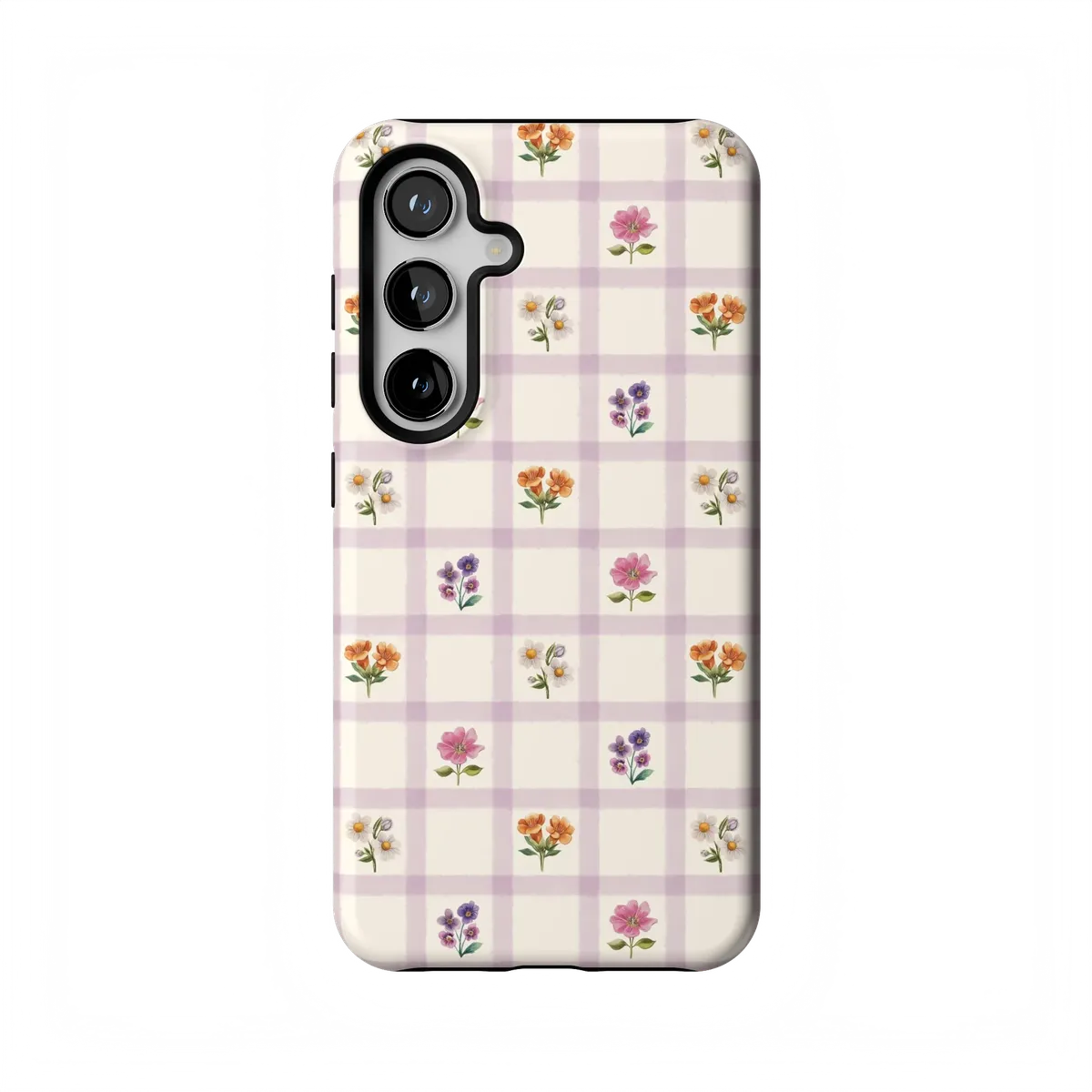 Meadow Check | Floral Gingham Case